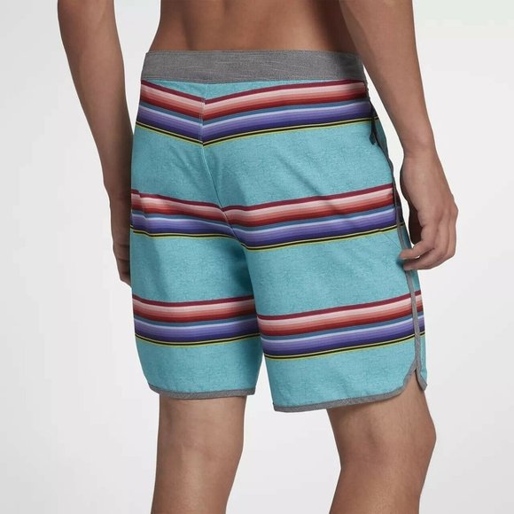 Hurley Men's Phantom Serape 18" Boardshorts - Aurora Green - Picture 4 of 6
